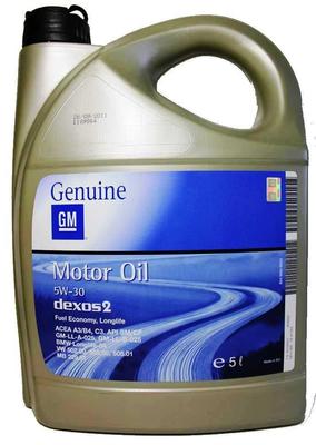 GM МАСЛО МОТОРНОЕ DEXOS2 5W-30 SM SYNTHETIC 95599405