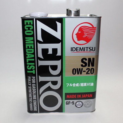 IDEMITSU ECO MEDALIST 0W-20 4L 3583054 3583004